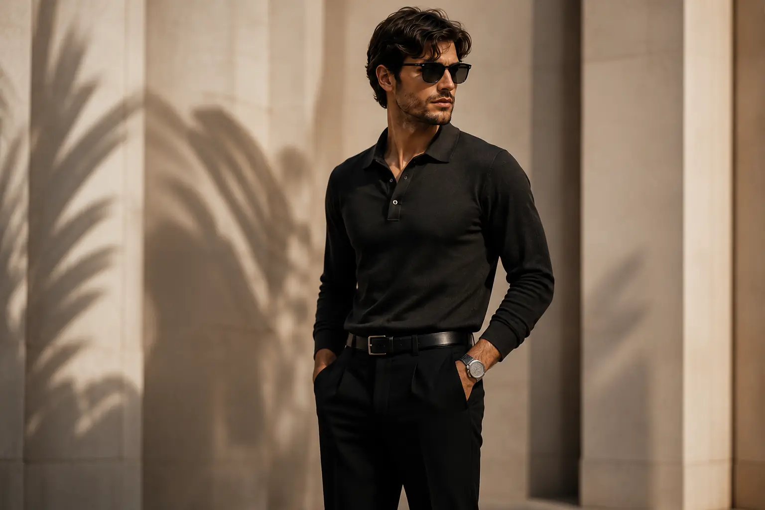 Elegant men's fashion collection by Avelon featuring timeless luxury style